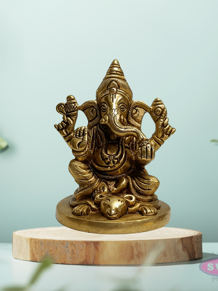 Brass Ganesha Idols – Auspicious Gift