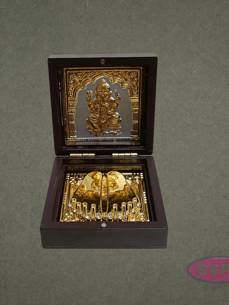 Lord Ganesha Paduka Box – Decorative Pooja Gift Box