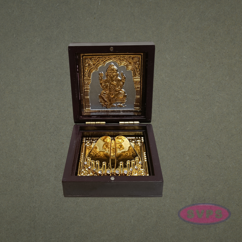 Lord Ganesha Paduka Box – Decorative Pooja Gift Box