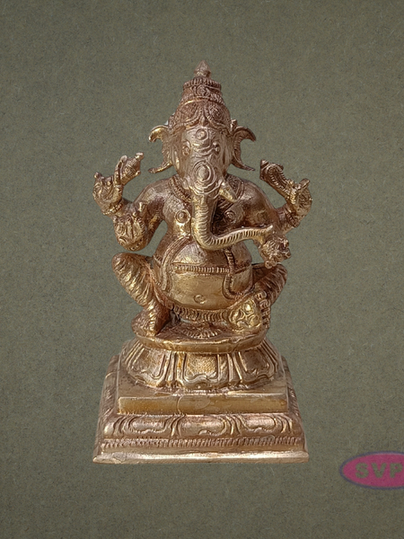 Panchaloham Idampuri Ganesha Idol Home Temple
