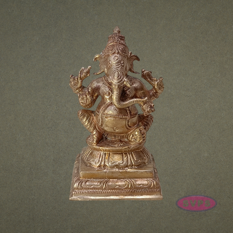 Panchaloham Idampuri Ganesha Idol Home Temple