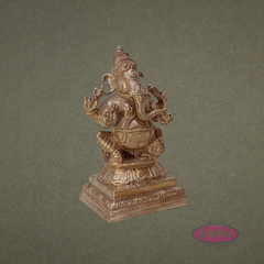 Panchaloham Idampuri Ganesha Idol Home Temple