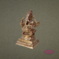 Panchaloham Idampuri Ganesha Idol Home Temple
