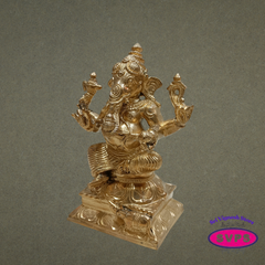 Panchalogha Lord Ganesha Idol – Traditional Pancha Loha Vinayagar Statue for Pooja
