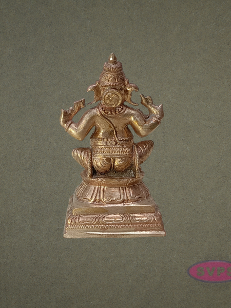 Panchaloham Idampuri Ganesha Idol Home Temple