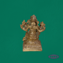 Handcrafted Panchalogha Ganesha Idol – Divine Multi-Armed Ganapati