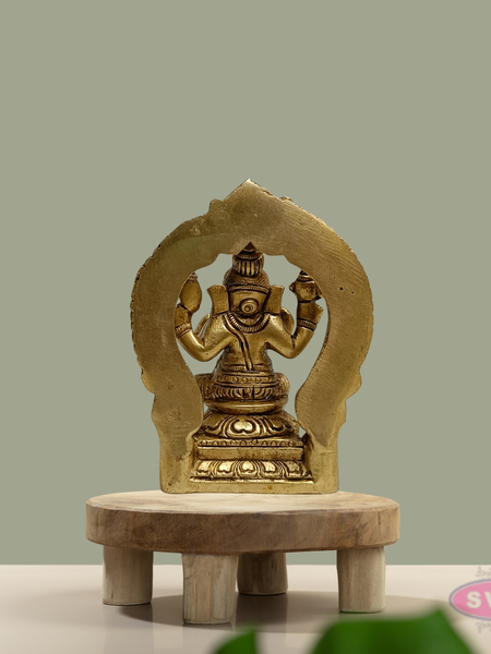 Brass Ganesha Idol Prabhavali Arch