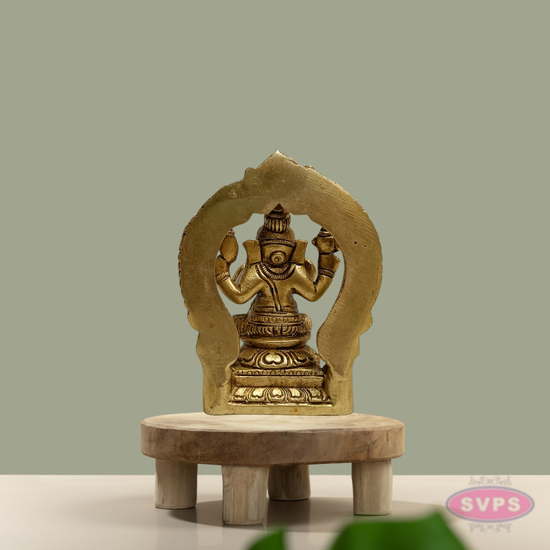Brass Ganesha Idol Prabhavali Arch