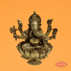 Lord Ganesha Brass Wall Decor – Auspicious Vastu Item