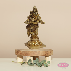 Brass Garuda Bhagwan Idol – Anjali Hasta Pose