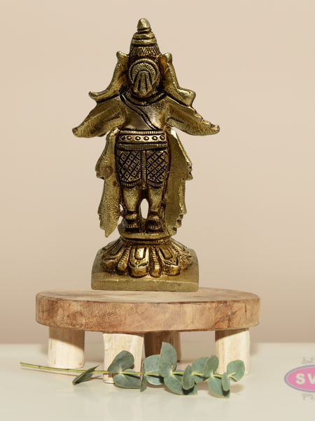 Brass Garuda Bhagwan Idol – Anjali Hasta Pose