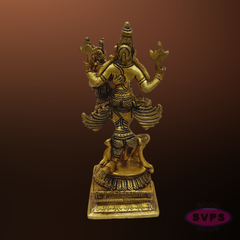 Sri Lakshmi Narayana Garuda Vahana Brass Idol – Perumal Thayar Statue