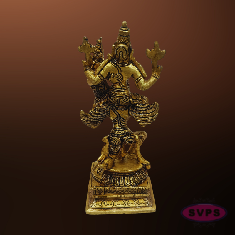 Sri Lakshmi Narayana Garuda Vahana Brass Idol – Perumal Thayar Statue