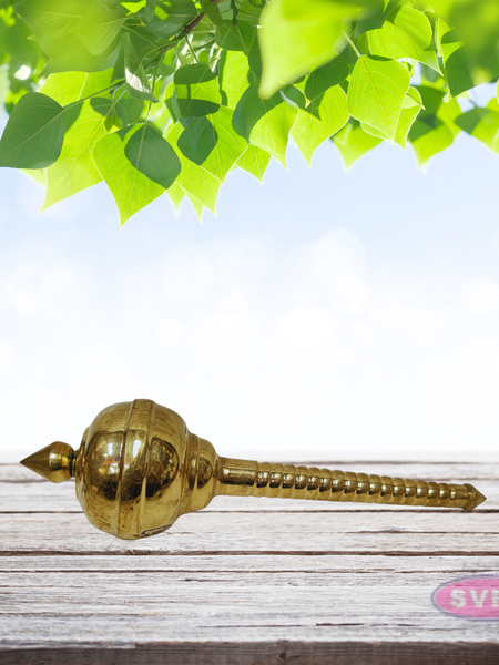 Brass Gathai / Temple Gadai – Traditional Hindu Ritual Accessory