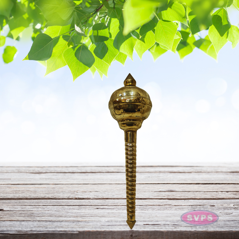 Brass Gathai / Temple Gadai – Traditional Hindu Ritual Accessory