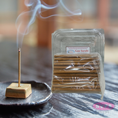 Hand Rolled Gau Surabhi Dhoop Sticks – Natural Herbal Incense for Puja, Meditation & Purification