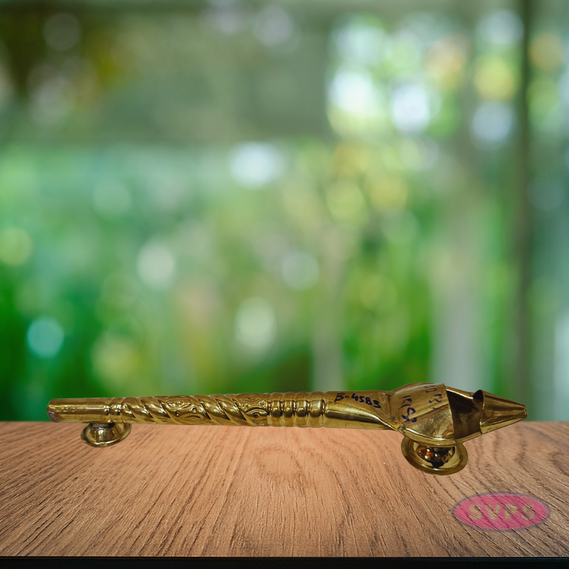 Handcrafted Brass Ghee Arthi – Temple Style Aarti Spoon
