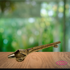 Handcrafted Brass Ghee Arthi – Temple Style Aarti Spoon