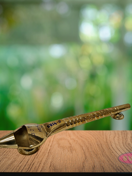 Handcrafted Brass Ghee Arthi – Temple Style Aarti Spoon