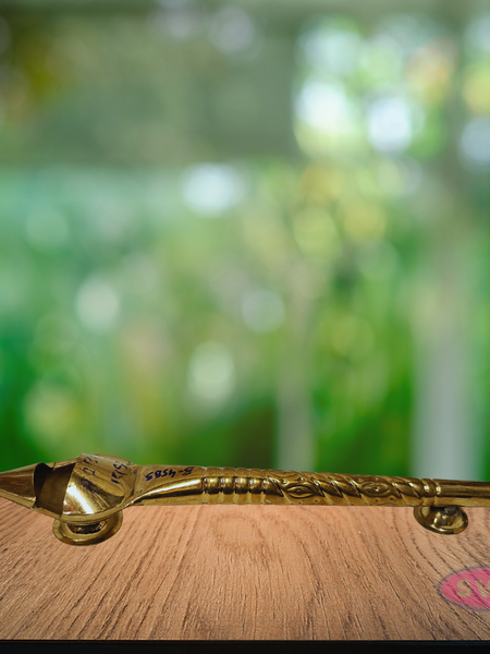 Handcrafted Brass Ghee Arthi – Temple Style Aarti Spoon