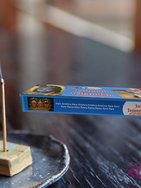 Handrolled Gulabh Chandan Agarbatti Sticks – Herbal Incense for Puja, Meditation, Yoga & Home Fragrance