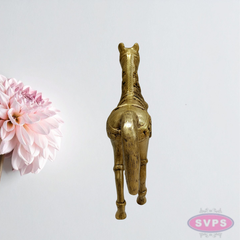 9 Inch Brass Horse Statue – Decorative Vastu Feng Shui Horse