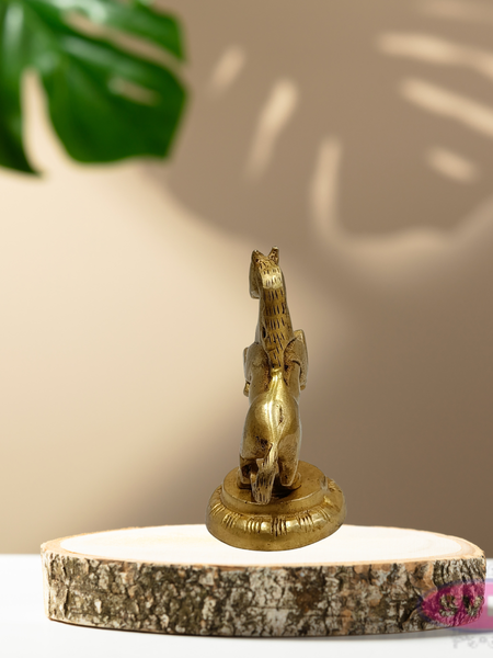 Brass Standing Horse Idol – Lucky Vastu Home Decoration