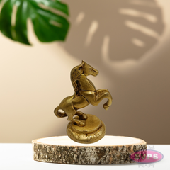 Brass Standing Horse Idol – Lucky Vastu Home Decoration