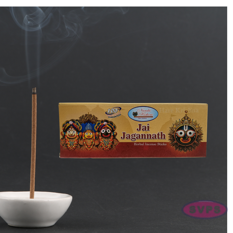 Handrolled Jai Jagannath Agarbatti Sticks – Herbal Incense for Puja, Meditation, Yoga & Home Fragrance