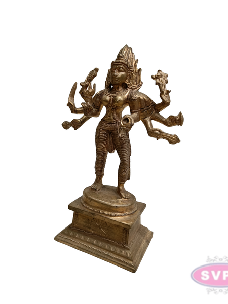 Antique Finish Panchaloha Kali Amman Idol for Pooja Room