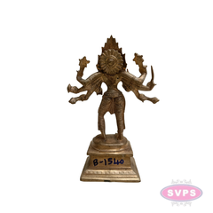 Antique Finish Panchaloha Kali Amman Idol for Pooja Room
