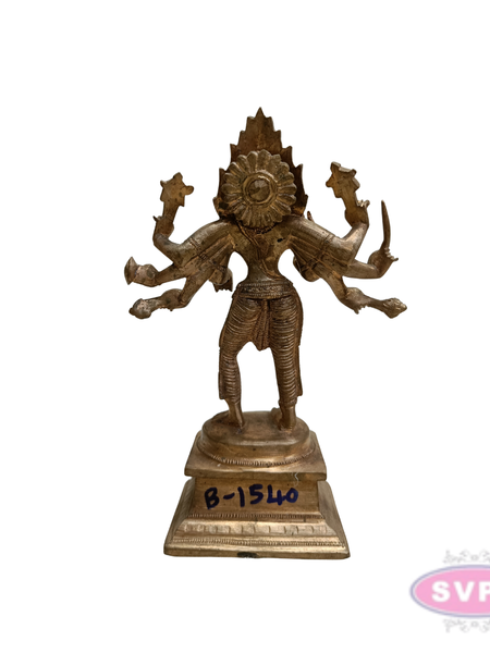 Antique Finish Panchaloha Kali Amman Idol for Pooja Room