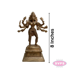 Antique Finish Panchaloha Kali Amman Idol for Pooja Room
