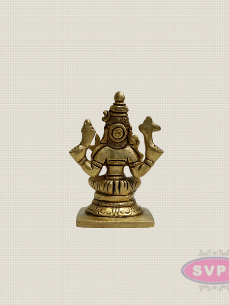 Brass Goddess Kamakshi Idol – Traditional Devi Statue for Home & Pooja