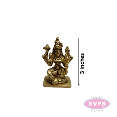 Brass Goddess Kamakshi Idol – Traditional Devi Statue for Home & Pooja