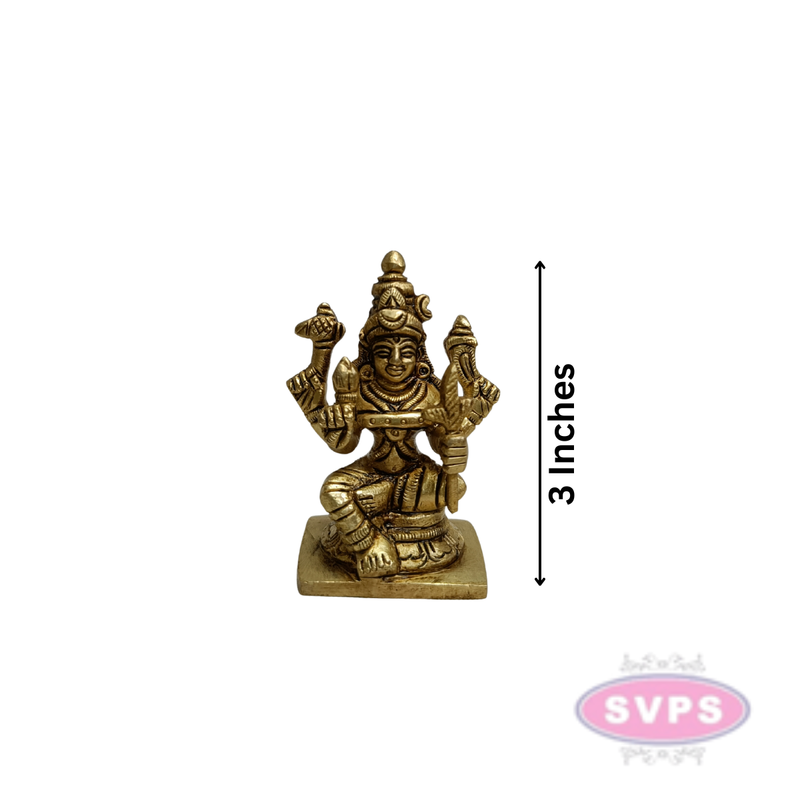 Brass Goddess Kamakshi Idol – Traditional Devi Statue for Home & Pooja