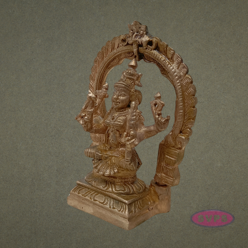 Panchalogam Kamatchi Amman Statue With Arch