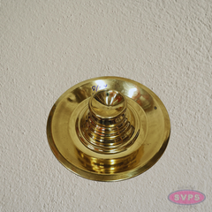 Handcrafted Brass Karpura Arathi Stand – Pooja Camphor Holder