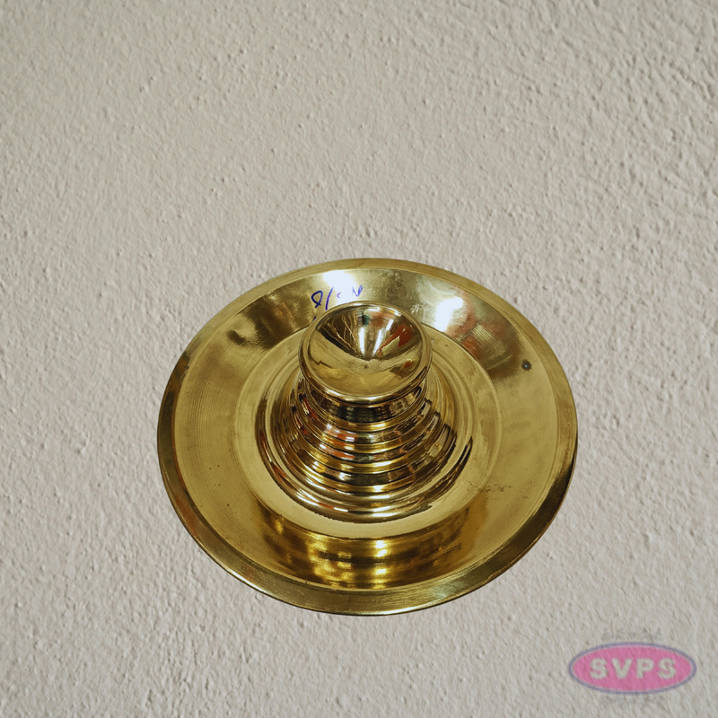Handcrafted Brass Karpura Arathi Stand – Pooja Camphor Holder