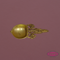 Antique Finish Brass Karpura Aarti – Temple Style