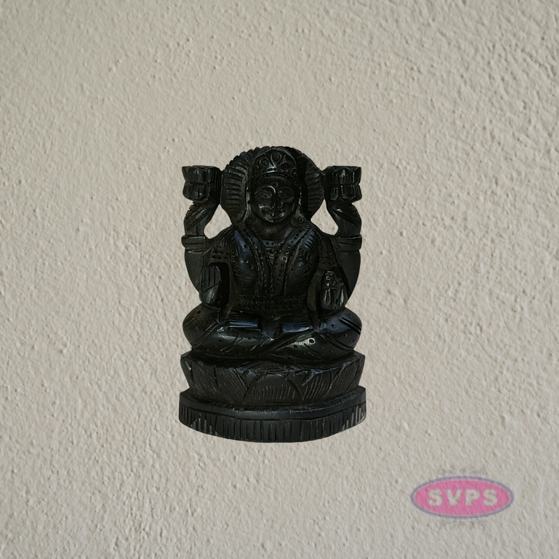 Karungalli Wood Goddess Lakshmi Statue