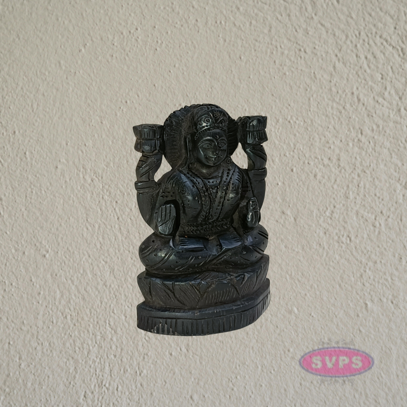Karungalli Wood Goddess Lakshmi Statue