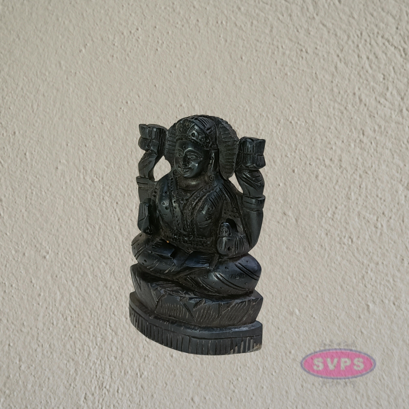 Karungalli Wood Goddess Lakshmi Statue