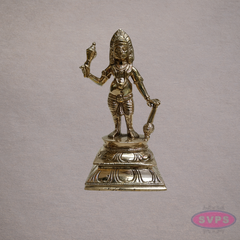 Panchaloha Madurai Veeran Idol – 6 Inch Traditional Guardian Deity Statue