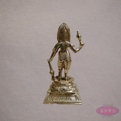 Panchaloha Madurai Veeran Idol – 6 Inch Traditional Guardian Deity Statue