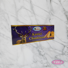Kasturi Chandan Incense Sticks – Natural Handrolled Herbal Agarbatti for Meditation & Relaxation