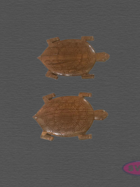 Wooden Tortoise Asanam for Pooja – Koormasanam Vastu Platform for Home Temple