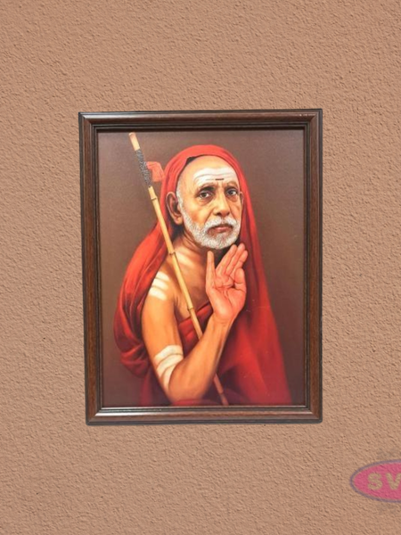 Mahaperiyava Photo Frame for Pooja Room – Kanchi Guru Wall Decor
