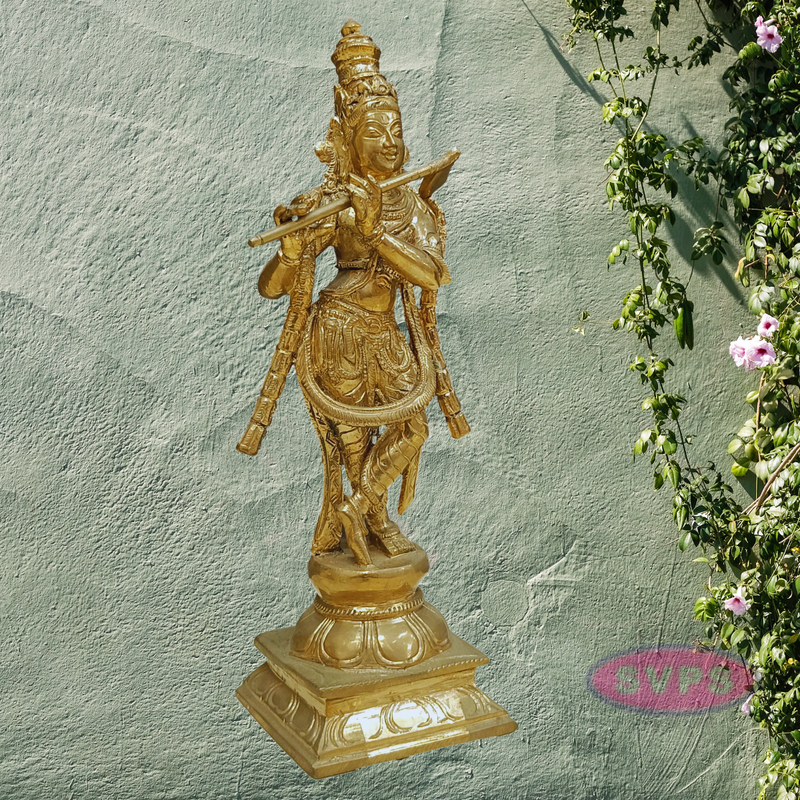 Panchalogam Krishna Statue