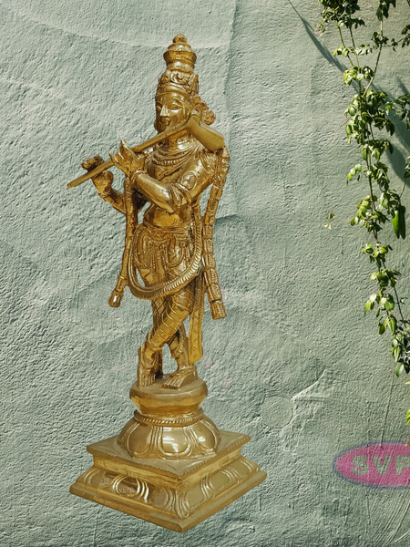 Panchalogam Krishna Statue